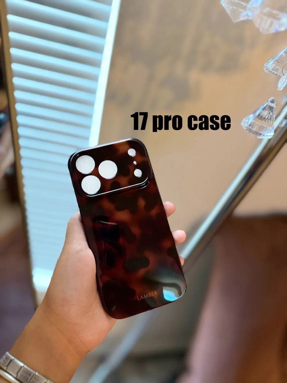 Lamber Brown iPhone 17 Pro Case - Sleek Protective Cover